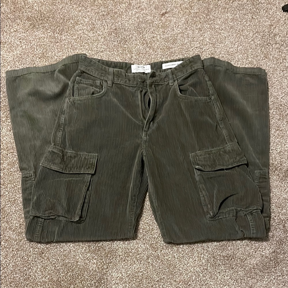 Cotton:On Women’s Corduroy Pants - Dark Green